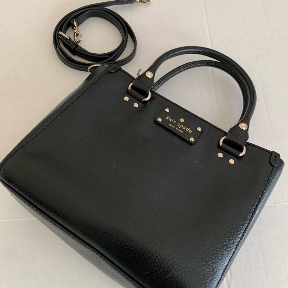 Kate Spade Black Satchel with Detachable Strap